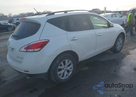 2013 Nissan Murano Sl from USA, damaged, VIN JN8AZ1MW3DW313436